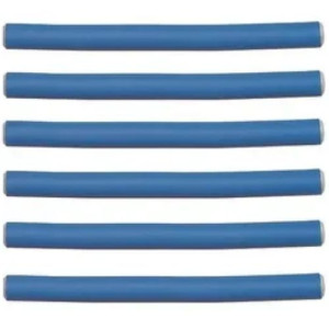 FLEX CURLER Flexible Lockenwickler 18cm - 14mm blau 6Stk